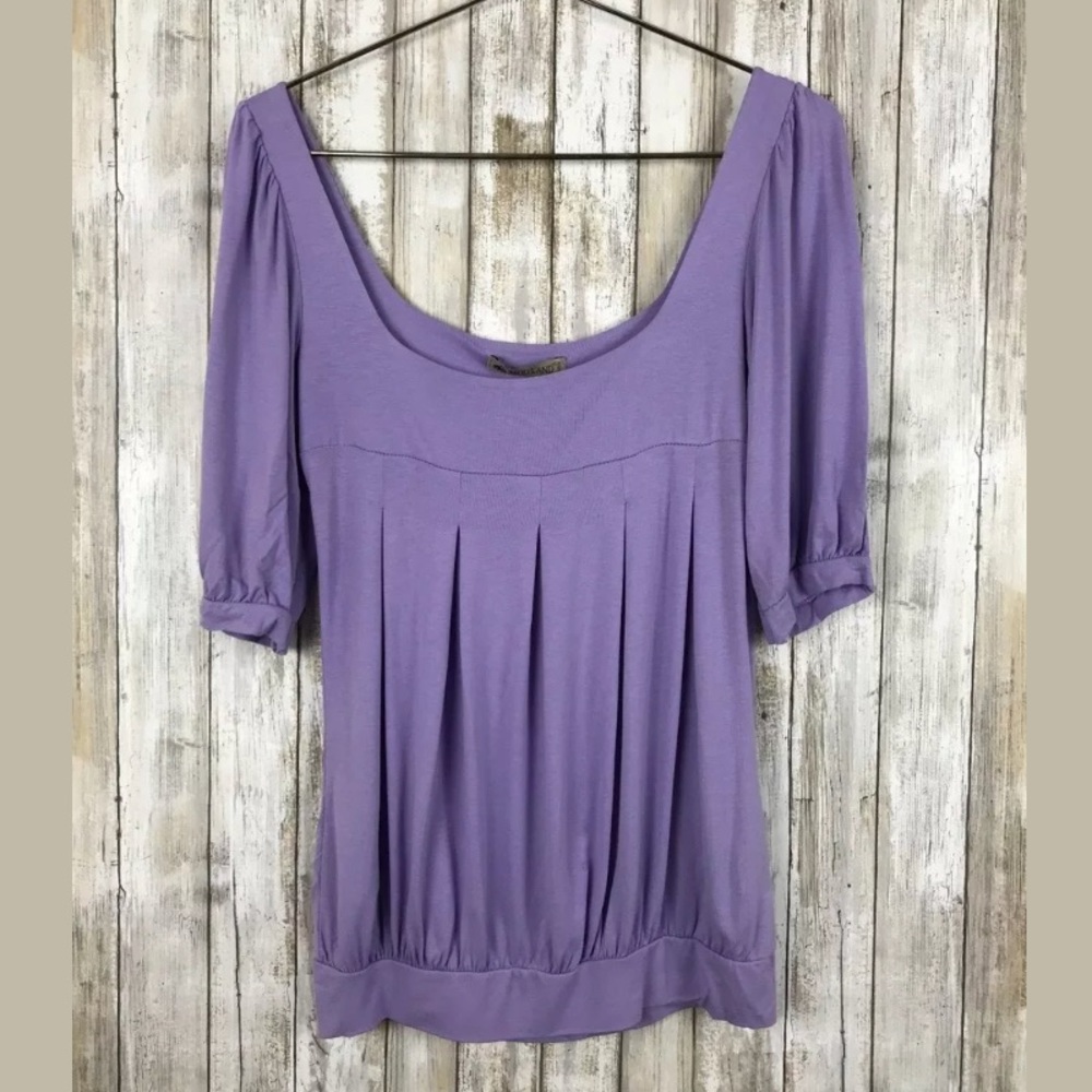 Modland Mod'Land Paris Pleated 3/4 Sleeve Blouse M
